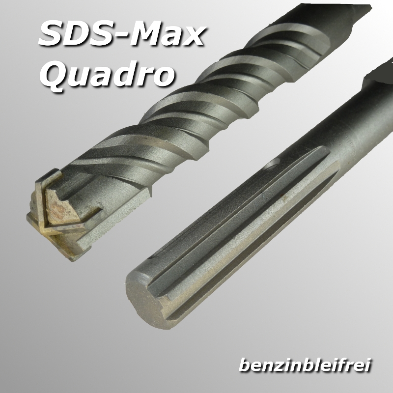 28mm SDS-Plus Quadro X Betonbohrer//Steinbohrer//Hammerbohrer 28x1000mm
