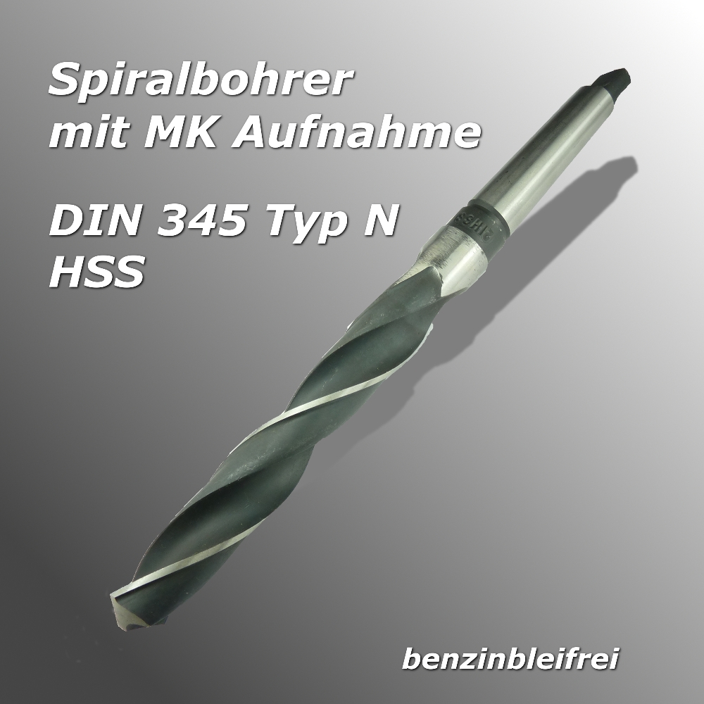 HSS Metallbohrer/Spiralbohrer Standbohrmaschine Drehbank DIN345 Ø 61mm MK5 